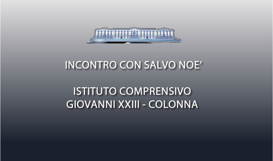 26 aprile. Presentazione del libro: Vietato lamentarsi. Istituto Comprensivo Giovanni XXIII – Colonna