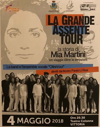 4 maggio. La grande assente tour – La storia di Mia Martini