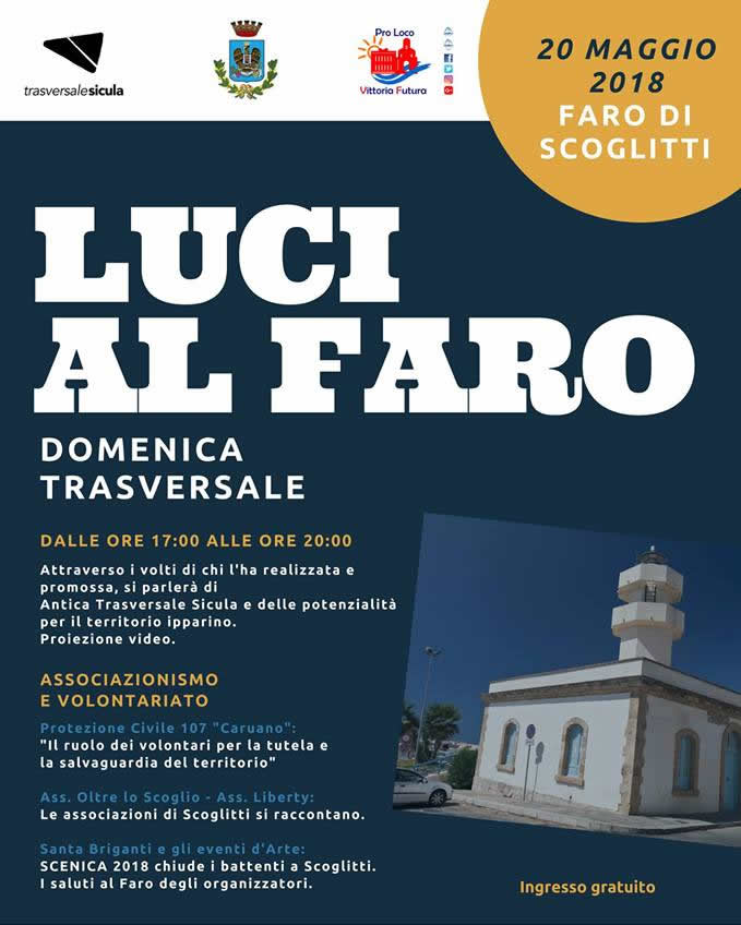 20 maggio. Scoglitti. Luci al faro