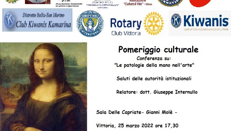 25 marzo –  Le patologie della mano nell’arte – conferenza del dott. Giuseppe Internullo