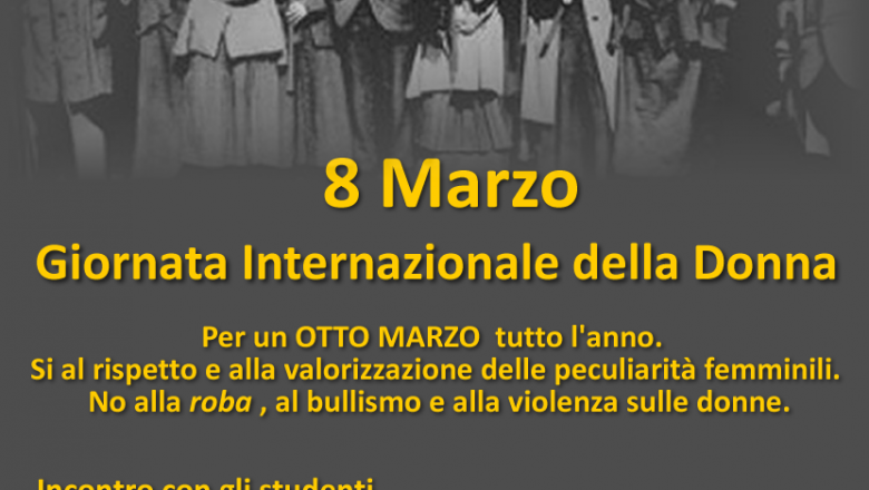 Otto Marzo: Incontro con gli studenti – Assessorato Cultura