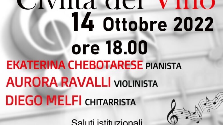 14 Ottobre: Vittoria Civiltà del vino – Evento musicale