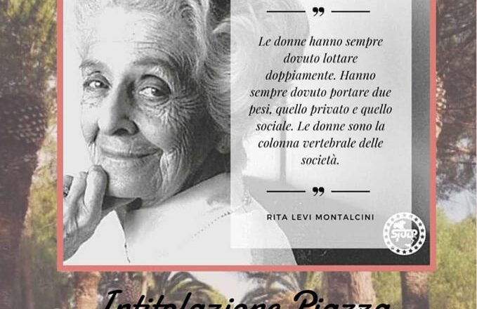 19 Novembre – Intitolazione piazza della Villa comunale a Rita Levi Montalcini