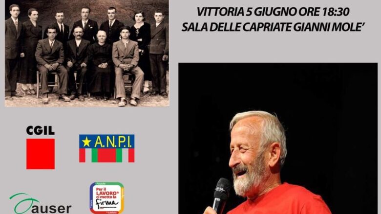 5 Giugno: I miei sette padri – Presentazione libro di Adelmo Cervi