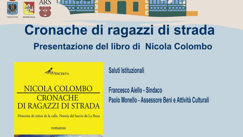 27 Agosto: Cronache di ragazzi di strada – Presentazione libro di Nicola Colombo