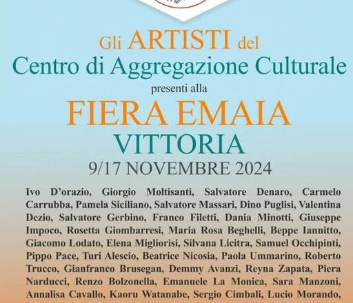 9-17 Novembre- Centro di Aggregazione Culturale: Gli artisti presenti alla Fiera Emaia