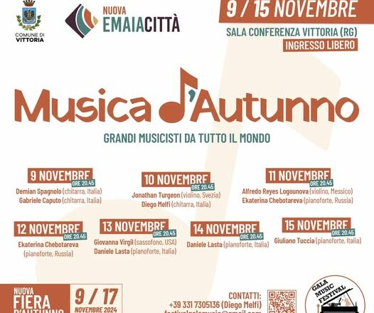 9-15 Novembre: Musica d’Autunno alla Fiera Emaia