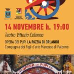 14 Novembre – Opera dei Pupi: la pazzia di Orlando